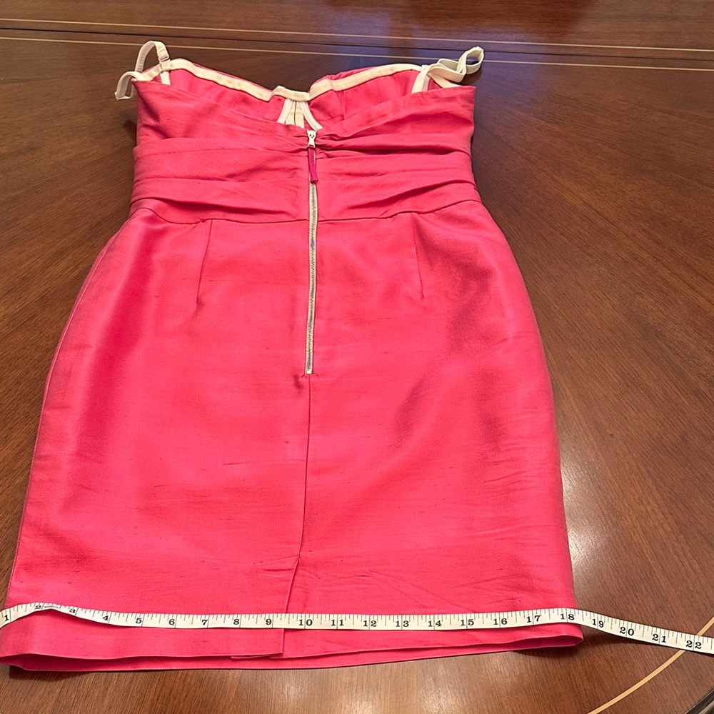 Dolce & Gabbana Pink Sweetheart Ruched Cocktail Dress | Made in Italy
42/M - Picture 10 of 16